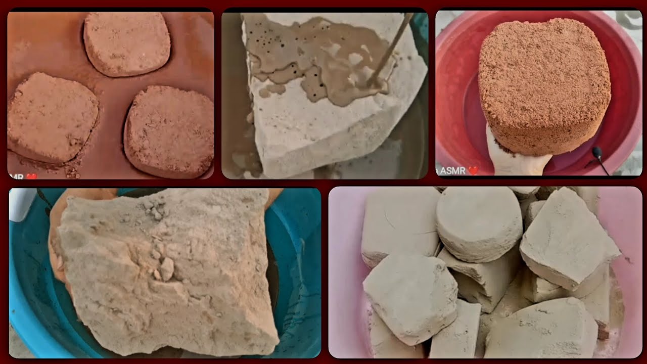 🤩mazedar crumbling of red dirt💥 and pure mud 🟤💨/mouthwatering texture 💫💦#cementedit2024