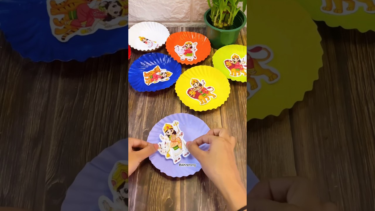 Easy Navratri Decoration Idea 😍😍#shorts #navratri