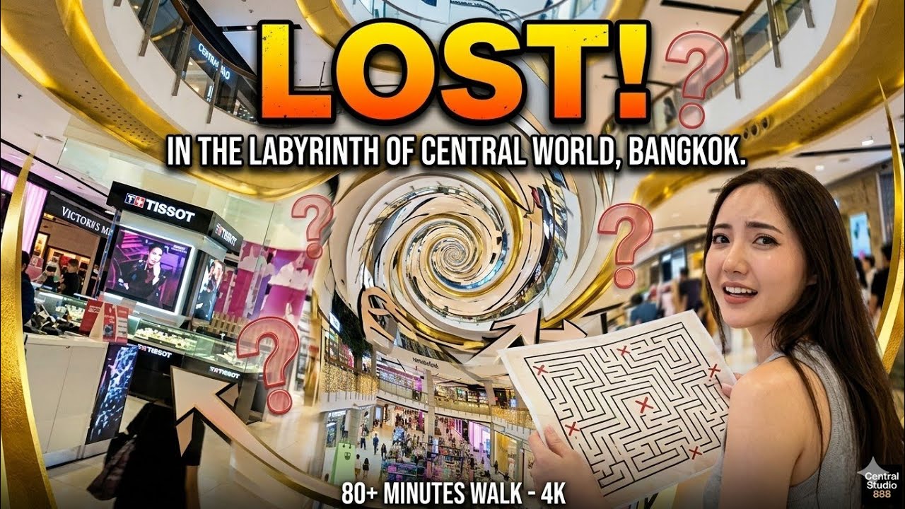 Lost in Central World: Bangkok's Shopping Labyrinth (Walking Adventure), Thailand