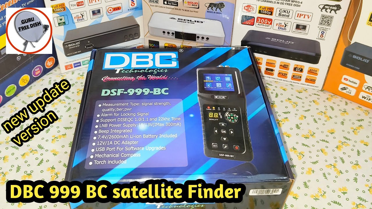 DBC 999 BC digital Satellite finder| dbc Satellite finder | solid satellite finder | solid SF 810dlx