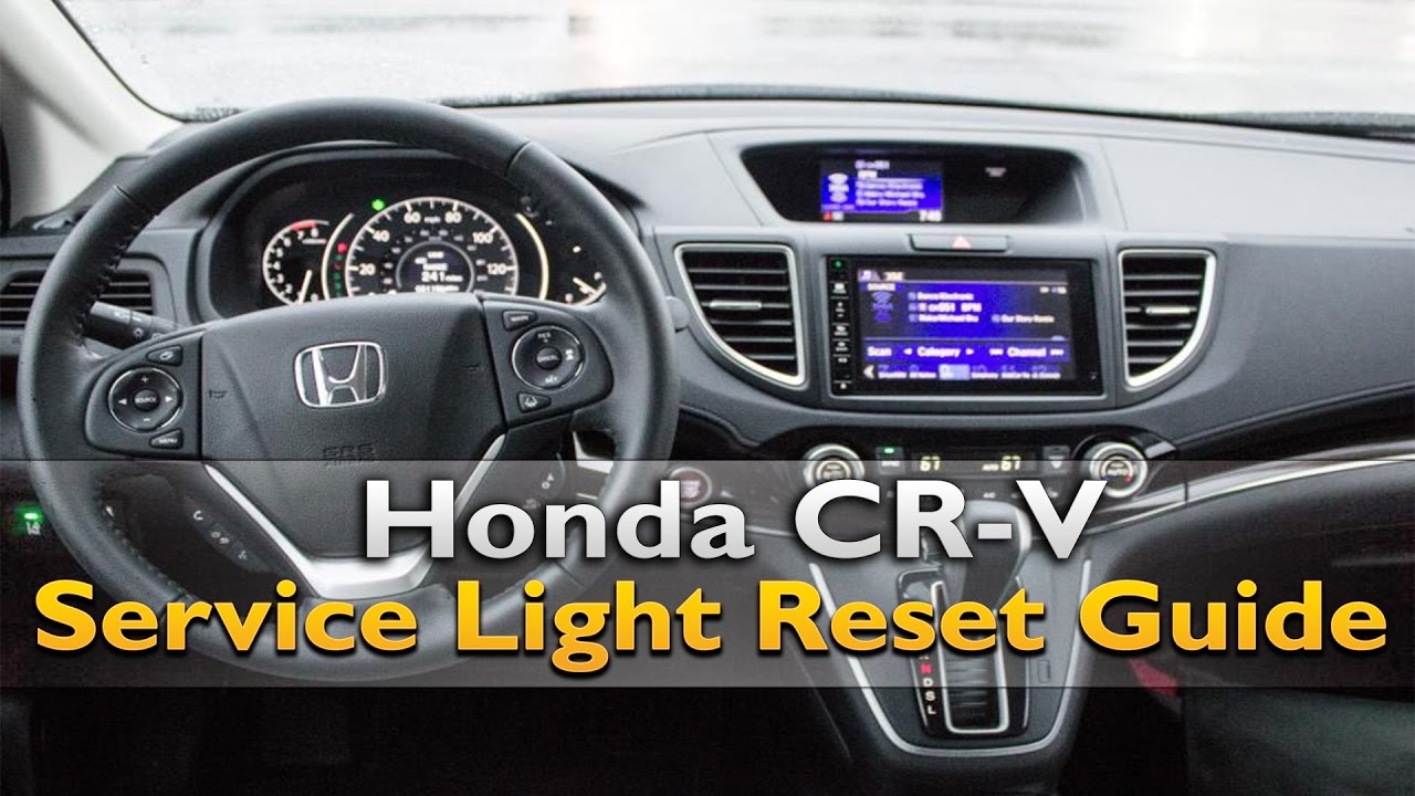 Honda CRV Service Light Reset