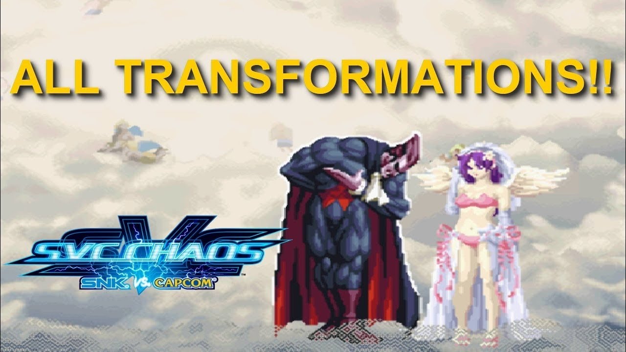 SNK vs CAPCOM Chaos Demitri especial todas las transformaciones (All transformations)