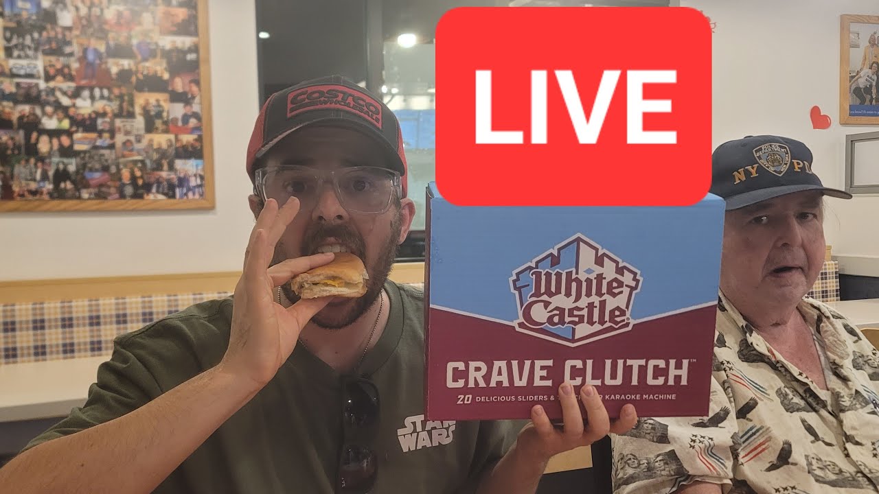 Eating Burgers Live At White Castle!!