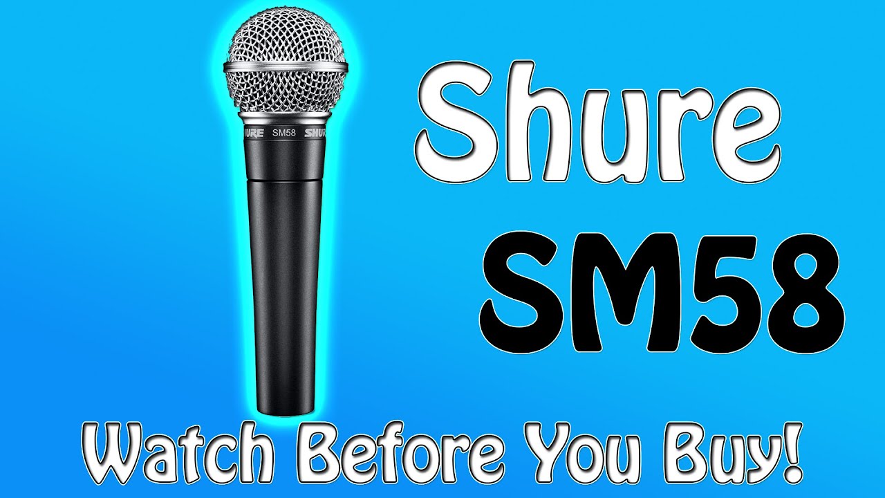 Shure SM58 Microphone, Watch Before You Buy!