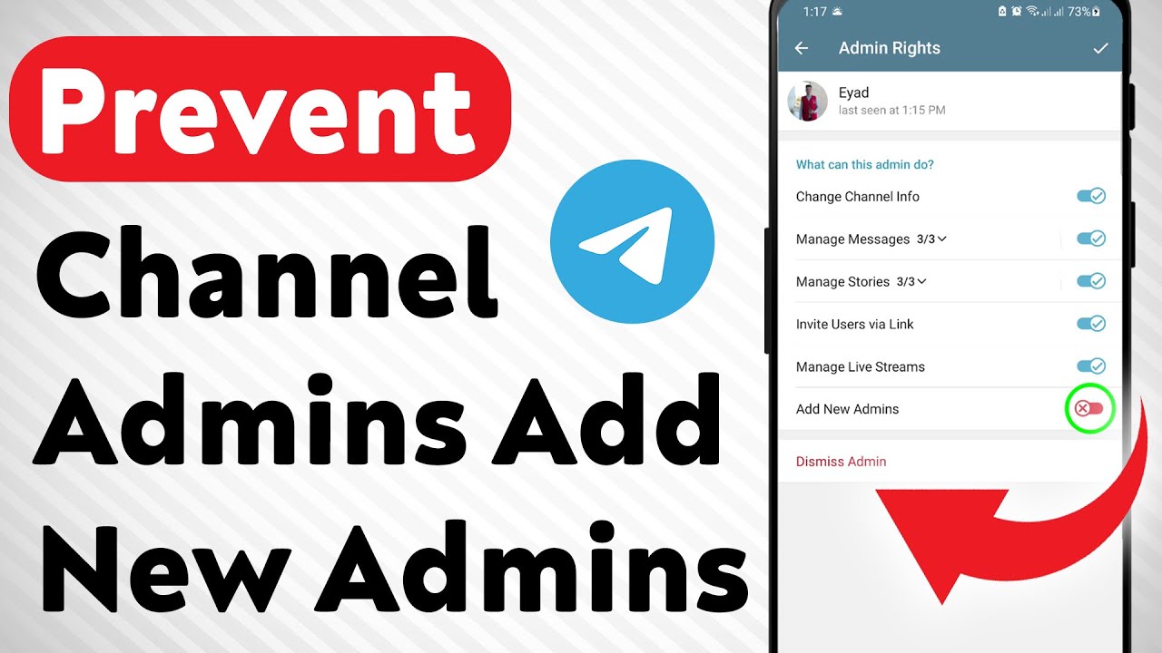 How To Prevent Channel Admins Add New Admins on Telegram (Updated)