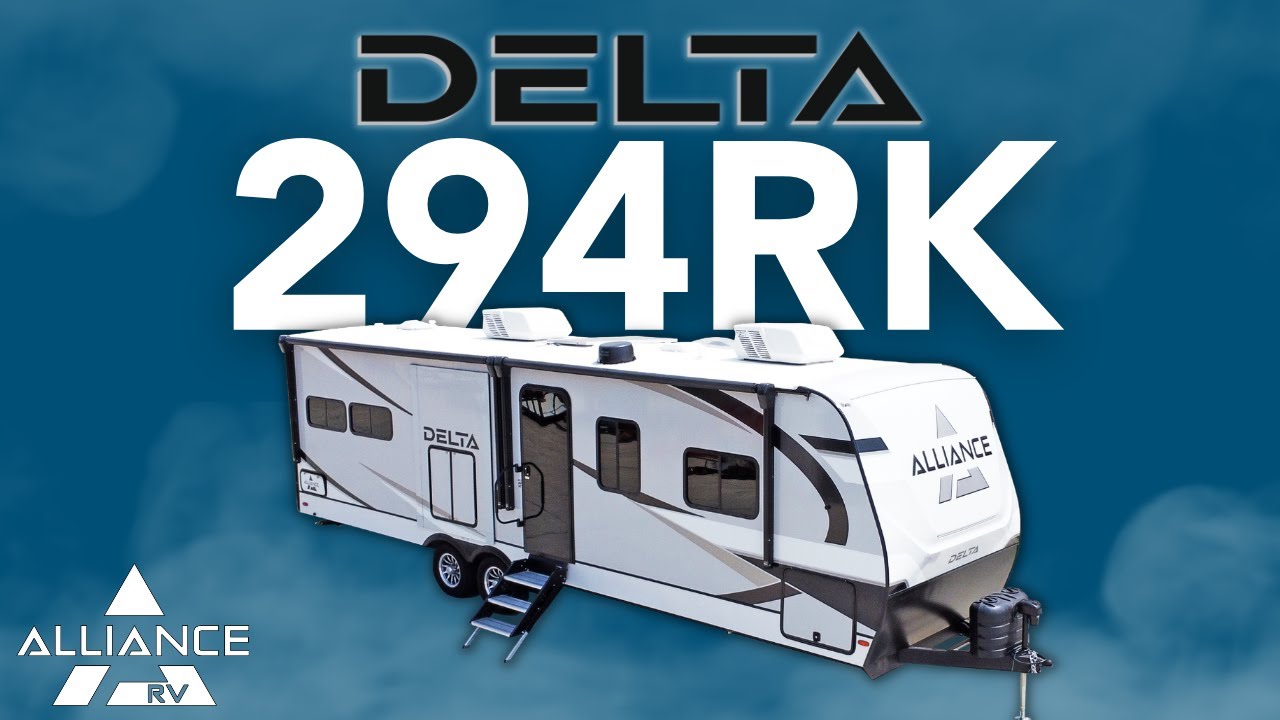 Tour the Compact Delta 294RK by Alliance: A Unique Rear Kitchen in a 33'11