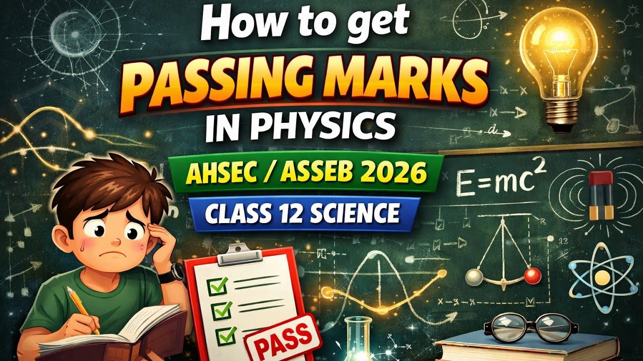 Il How to get  passing marks in PHYSICS AHSEC/ ASSEB DIV (II) , HS 2026  ll ASSAM BOARD II