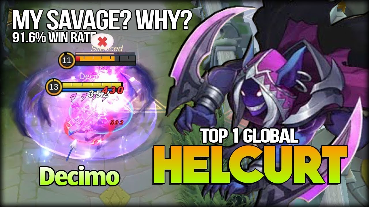 91.6% Win Rate, Silent Nightmare by Decimo Top 1 Global Helcurt - Mobile Legends