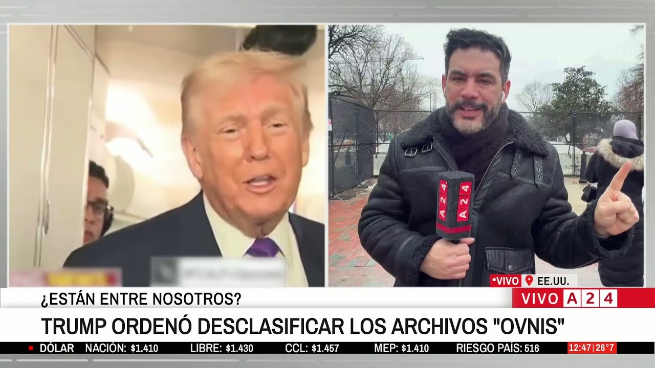 🌎 DONALD TRUMP ORDENÓ DESCLASIFICAR LOS ARCHIVOS DE 