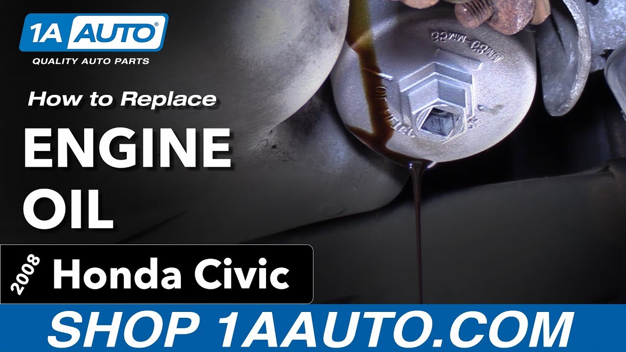 Как заменить моторное масло в Honda Civic 05-11