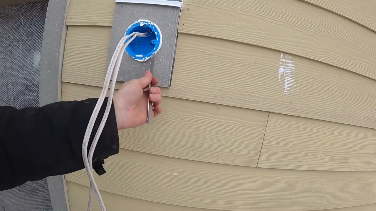 Home Build EP 59 Weatherproofing Exterior Light Boxes