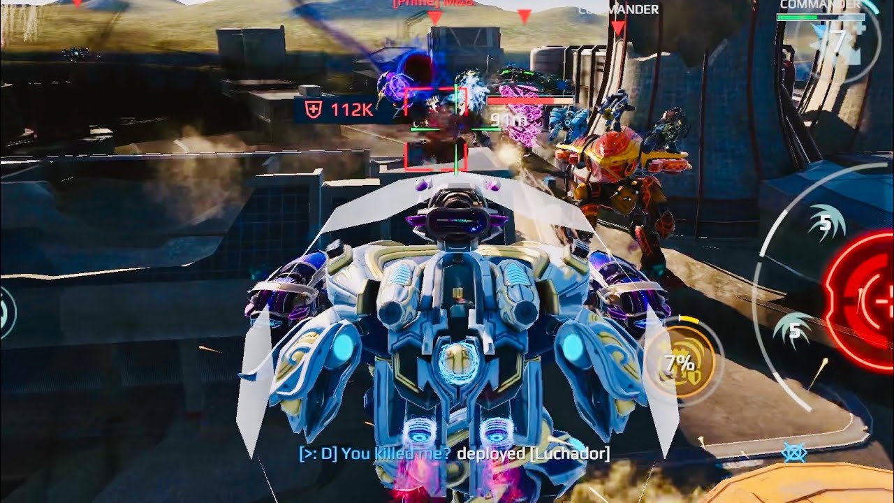 💥1 vs 3 titan maulr and atlas and more 💣very cool video #warrobotsgameplay #warrobots #gaming 