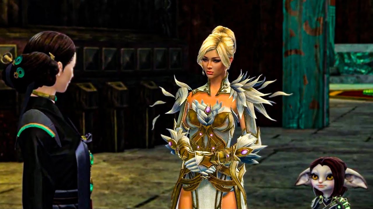 Guild Wars 2 End of Dragons - Kasmeer Talks to the Ministers Cutscene!
