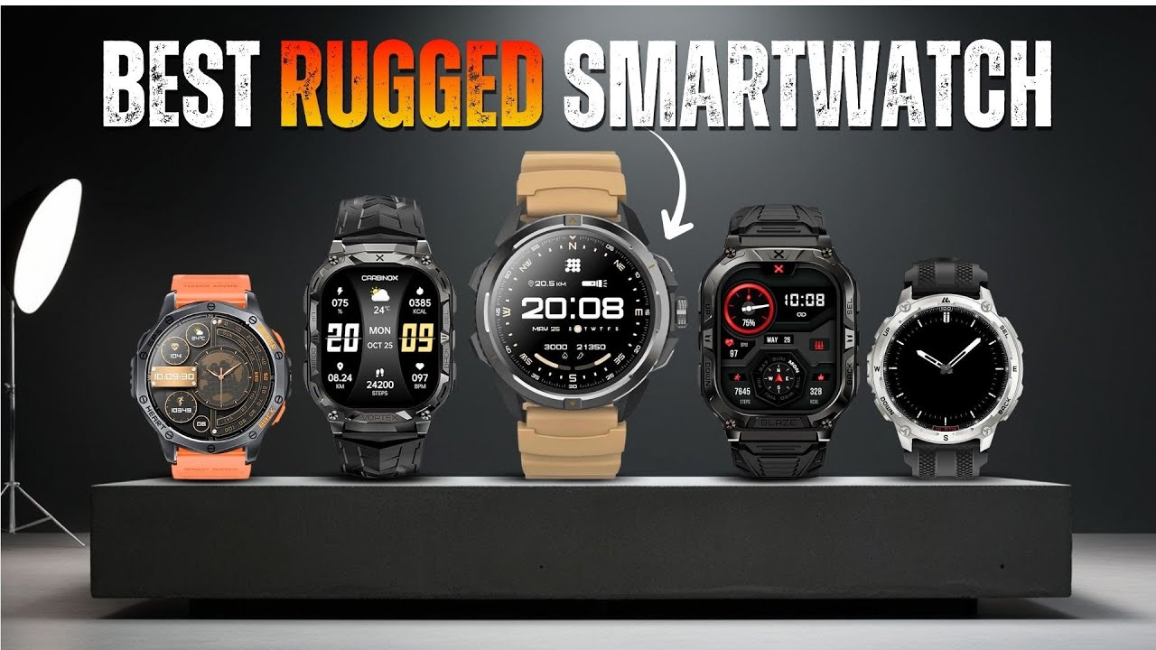 Top 5 RUGGED Smartwatches 2026 (MILITARY-GRADE Tested!)