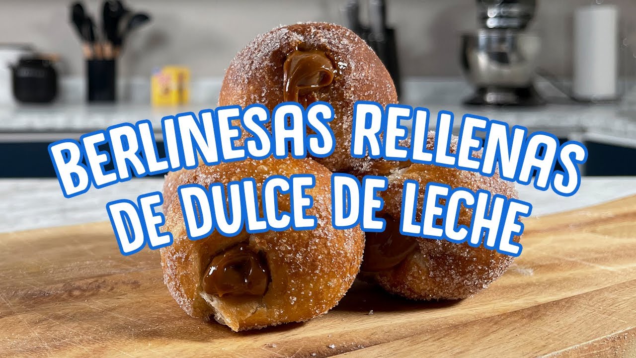 Berlinesas rellenas de dulce leche | Receta fácil con Irving Quiroz