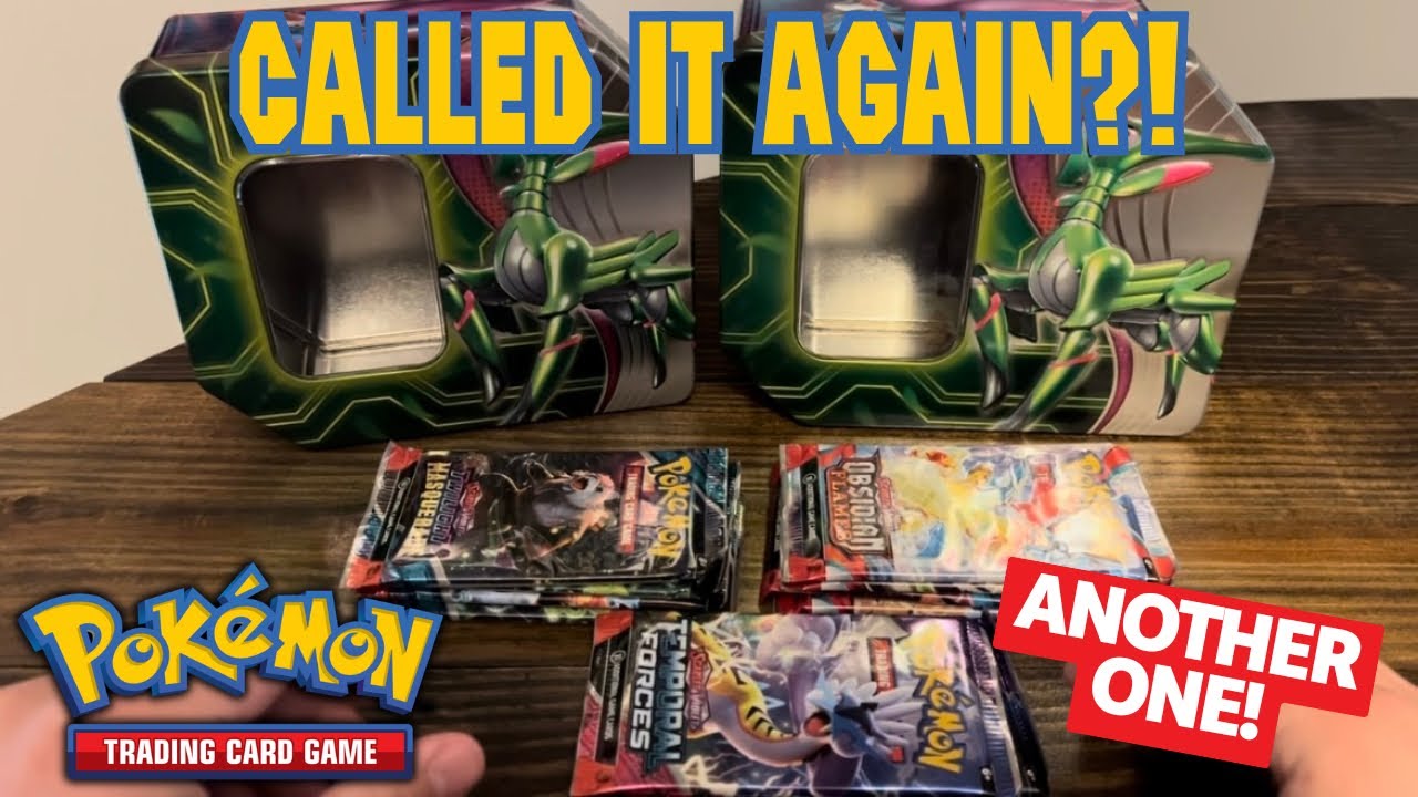 Paradox Clash Tin x2 Opening! | Iron Leaves Ex | Last Pack Magic Again?! Pok&eacute;mon TCG