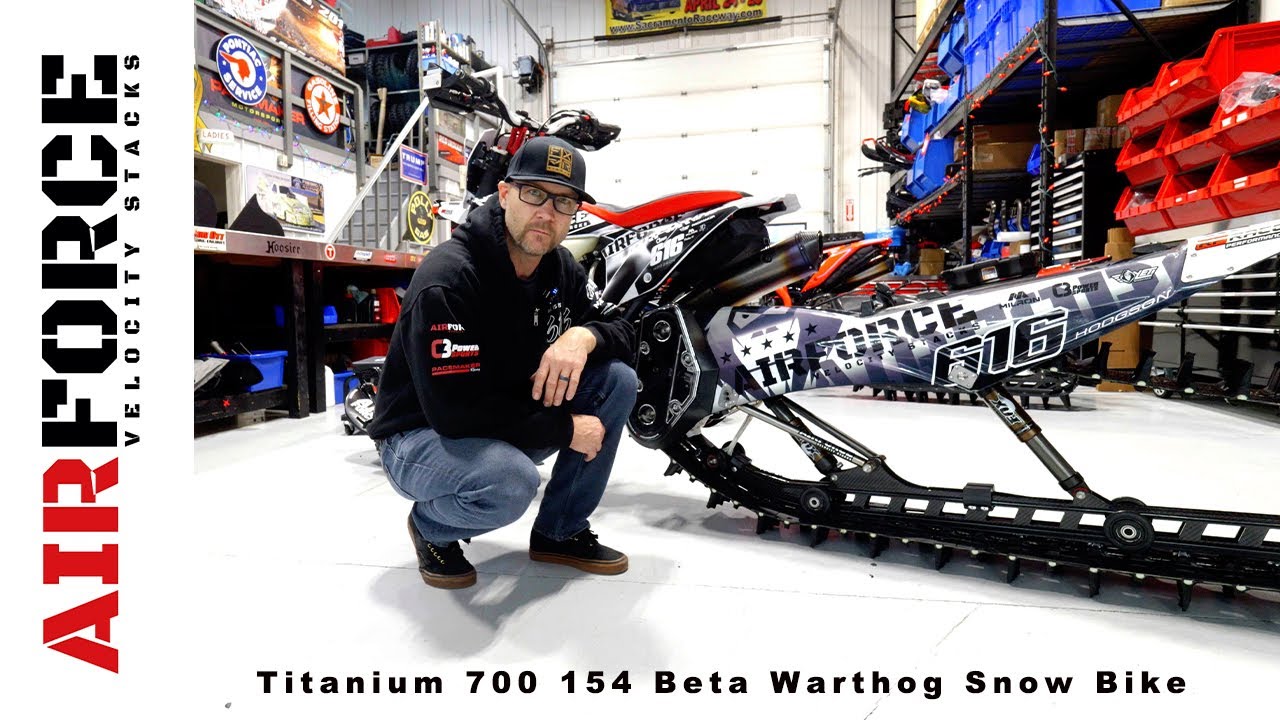 Titanium 700 154 Warthog Snow Bike