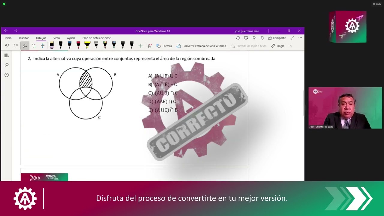 Transmisión del solucionario del examen de admisión de la UNCP 2022-I Área III