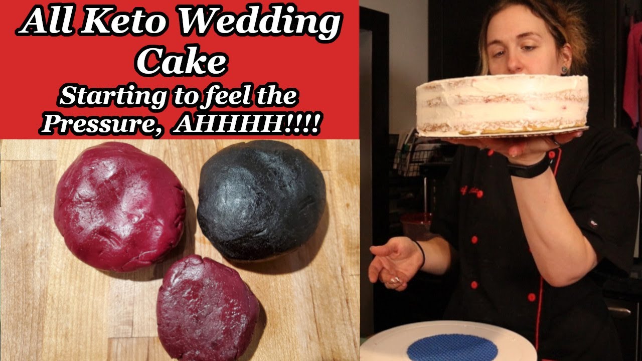 Keto/Gluten Free Wedding Cake with Keto Gum Paste Recipe- Part 2