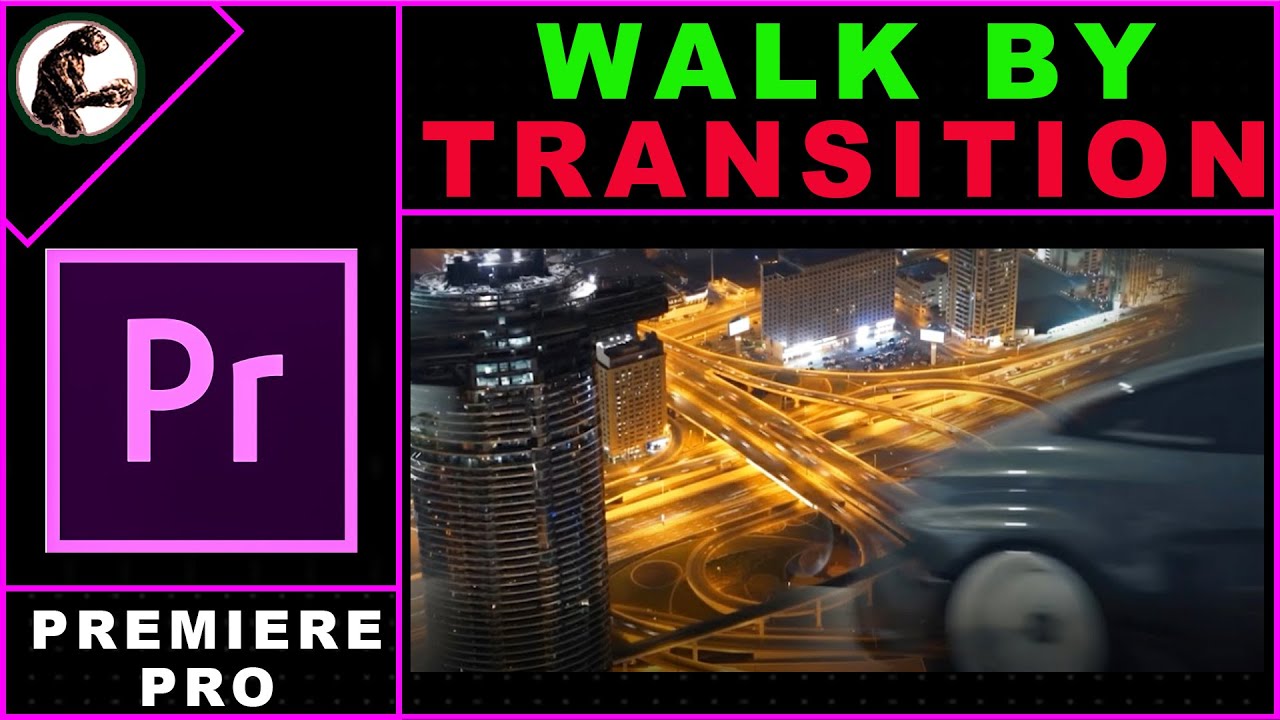 Как создать эффект перехода маски WALK BY в Premiere Pro