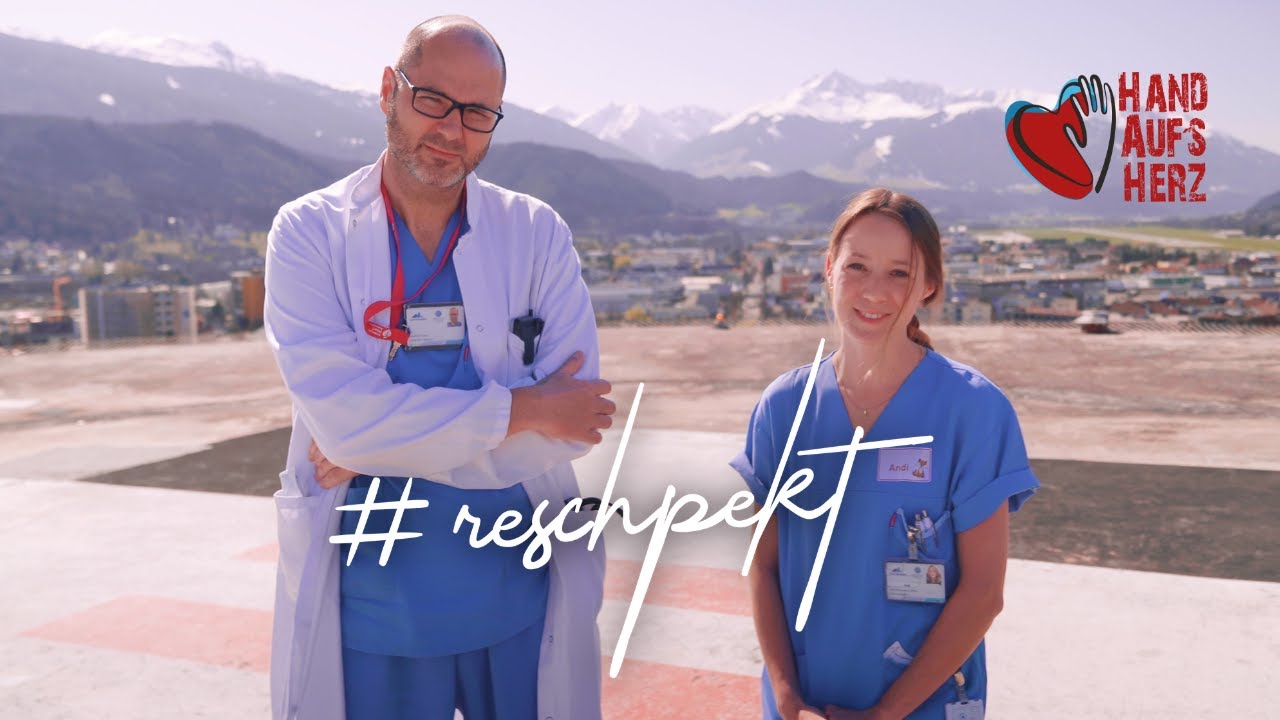 F&uuml;r Respekt braucht's Mut - Tirol Kliniken - Initiative Hand auf's Herz