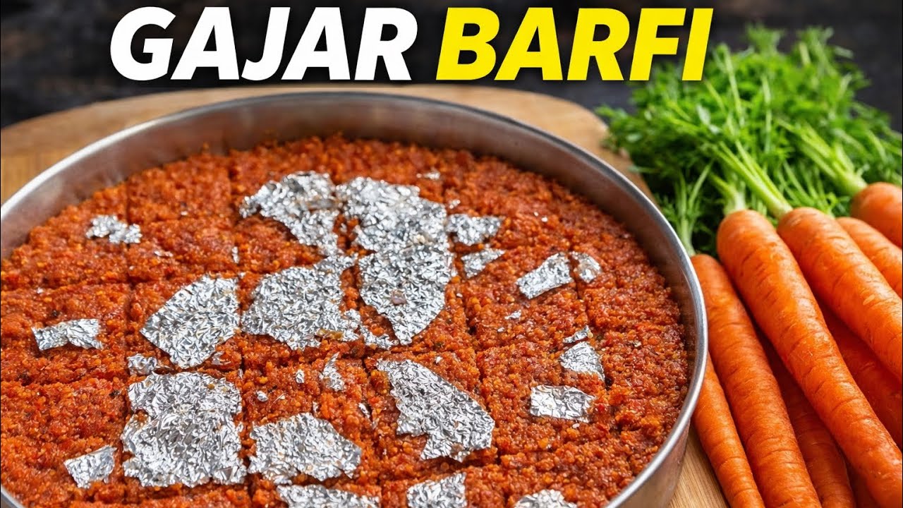 गाजर की बर्फी सॉफ्ट मुंह में रखते ही जायेगी | Gajar Barfi Recipe |Carrot Barfi Recipe | gajar burfi😋