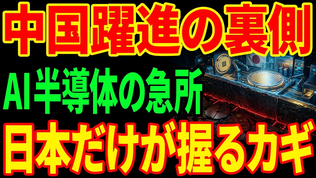 【半導体異変】中国が世界5位に躍進...日本が独占する