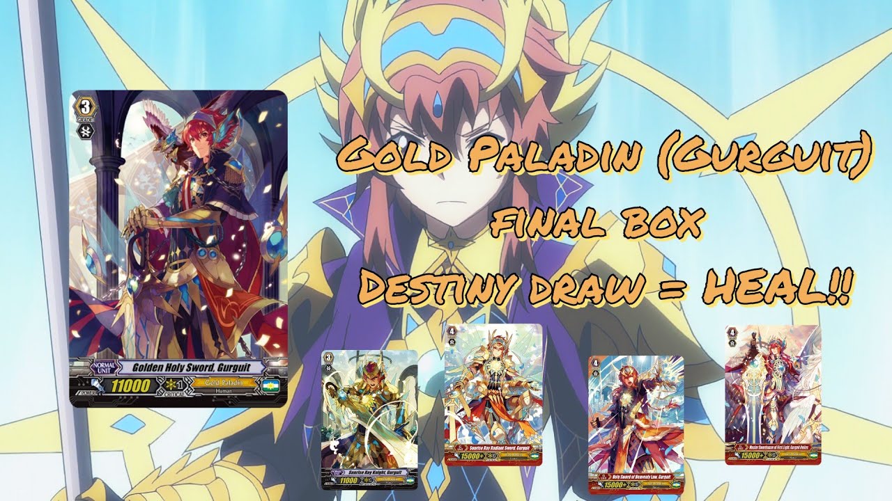 [Vanguard Zero] Gold Paladin Gurguit  + ของเสริมชุดสุดท้าย