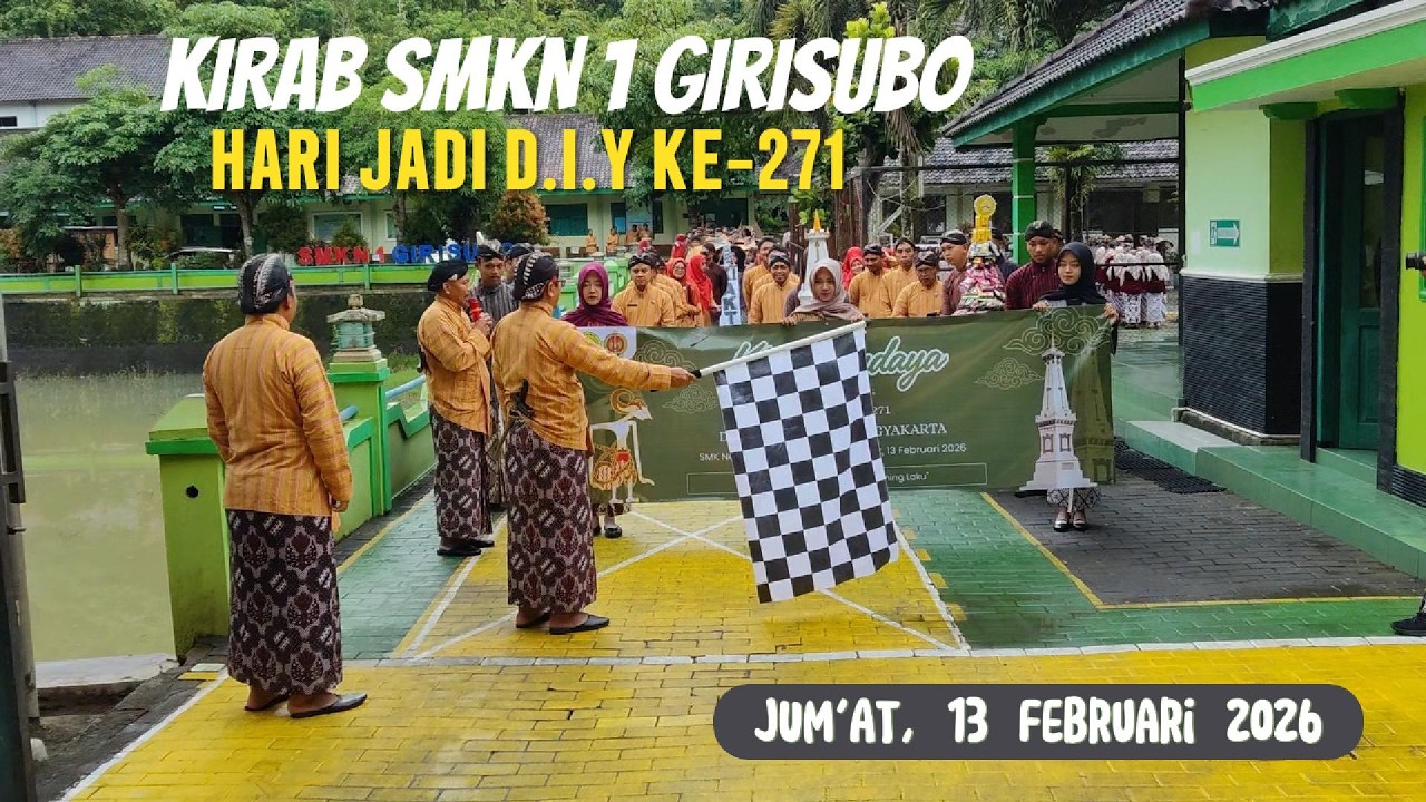 𝙆𝙄𝙍𝘼𝘽 𝘽𝙐𝘿𝘼𝙔𝘼 𝙎𝙈𝙆𝙉 1 𝙂𝙞𝙧𝙞𝙨𝙪𝙗𝙤 | Hari Jadi Daerah Istimewa Yogyakarta ke-271 Tahun 2026