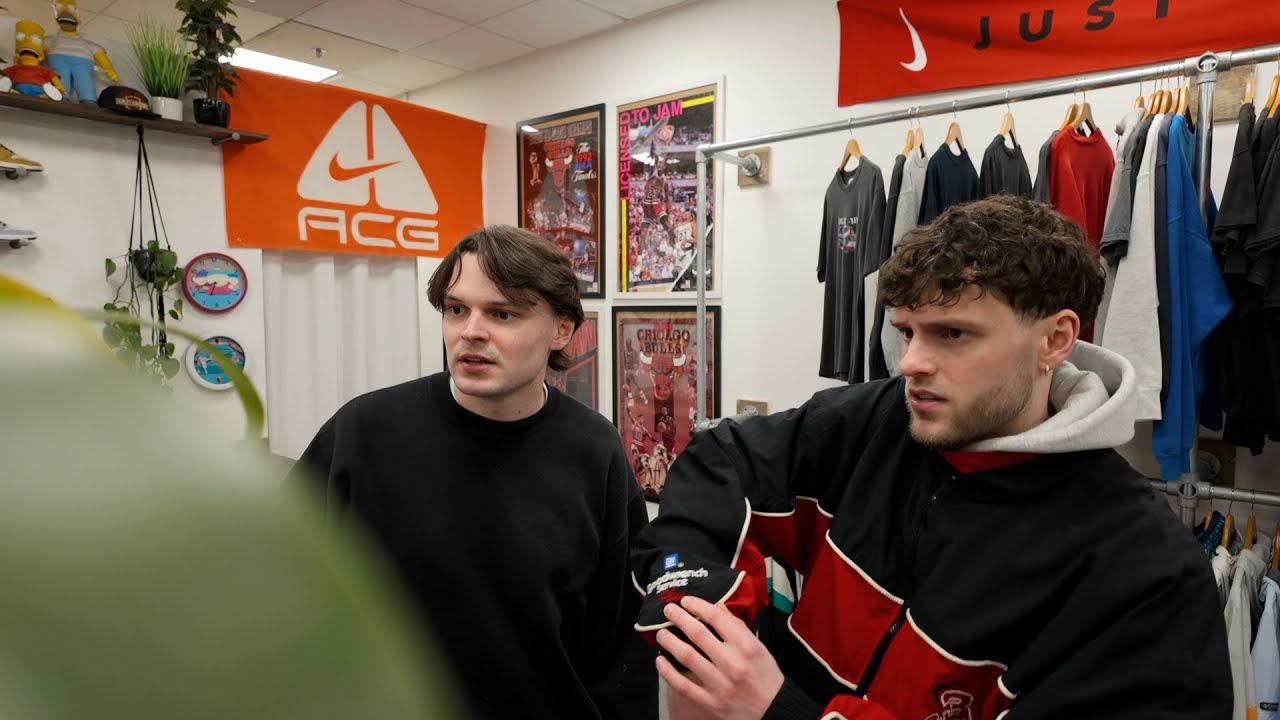 We sold vintage on a live stream and shot an advert.