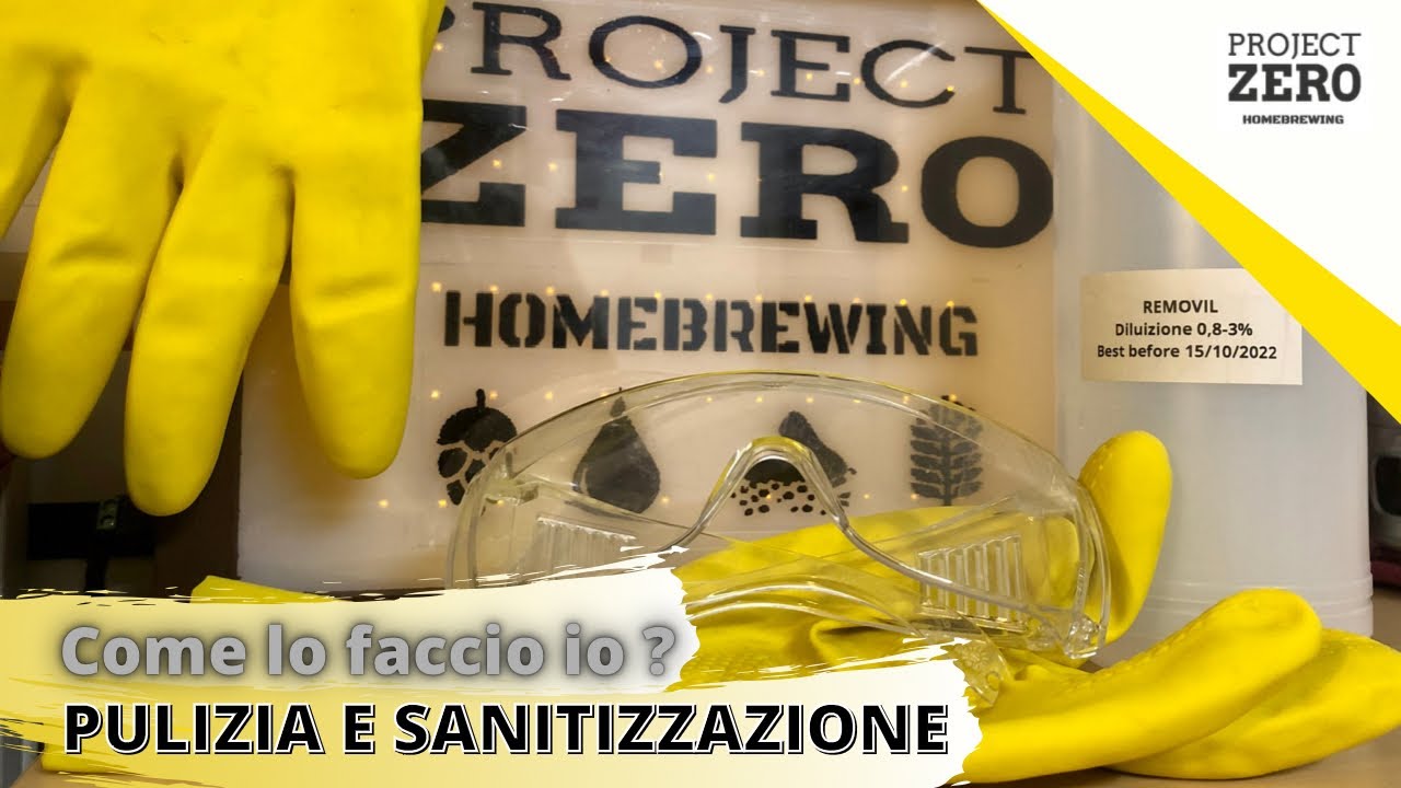 Pulizie di impianti e attrezzatura - Homebrewing