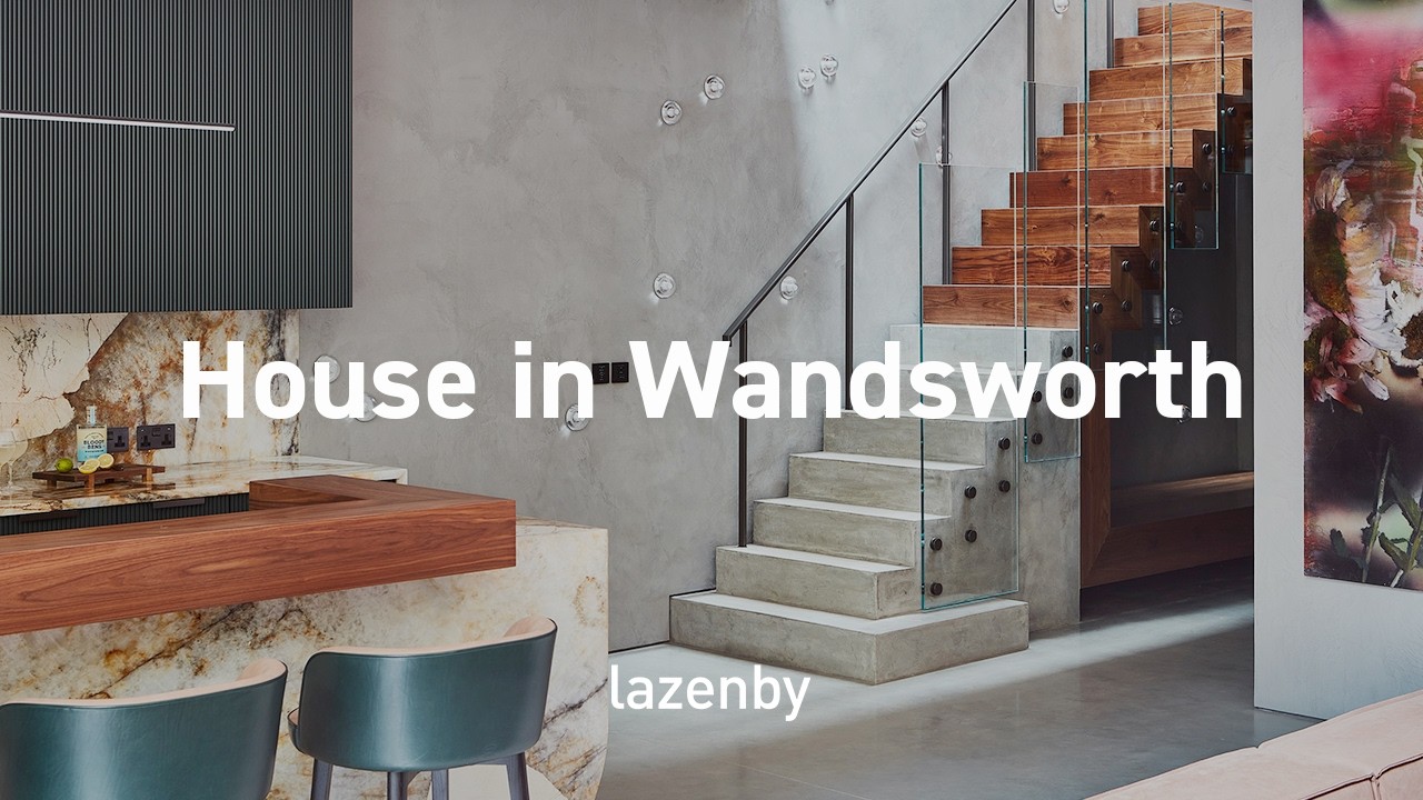 Cool Grey polished concrete flows throughout this elegant family home