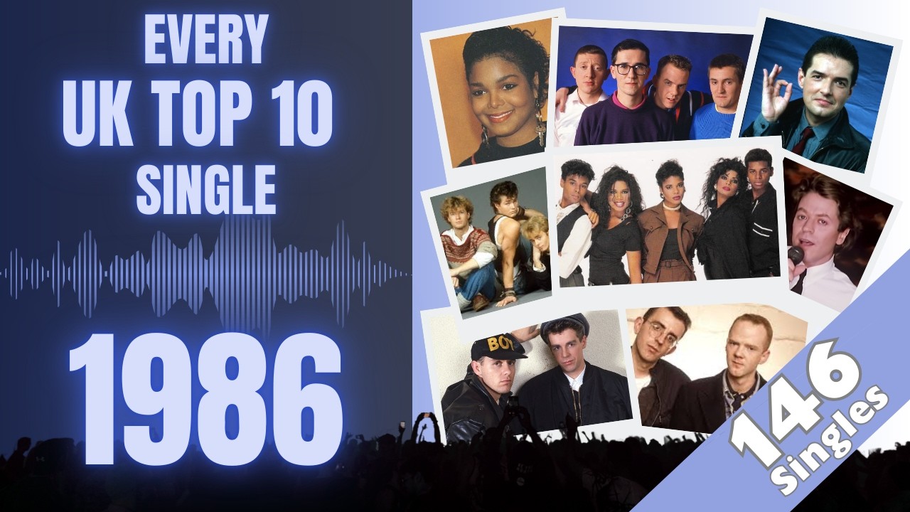 Every UK Top 10 Single Of 1986!!!
