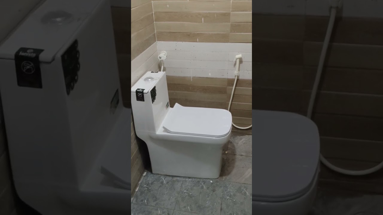 English toilet one-piece sheet fitting