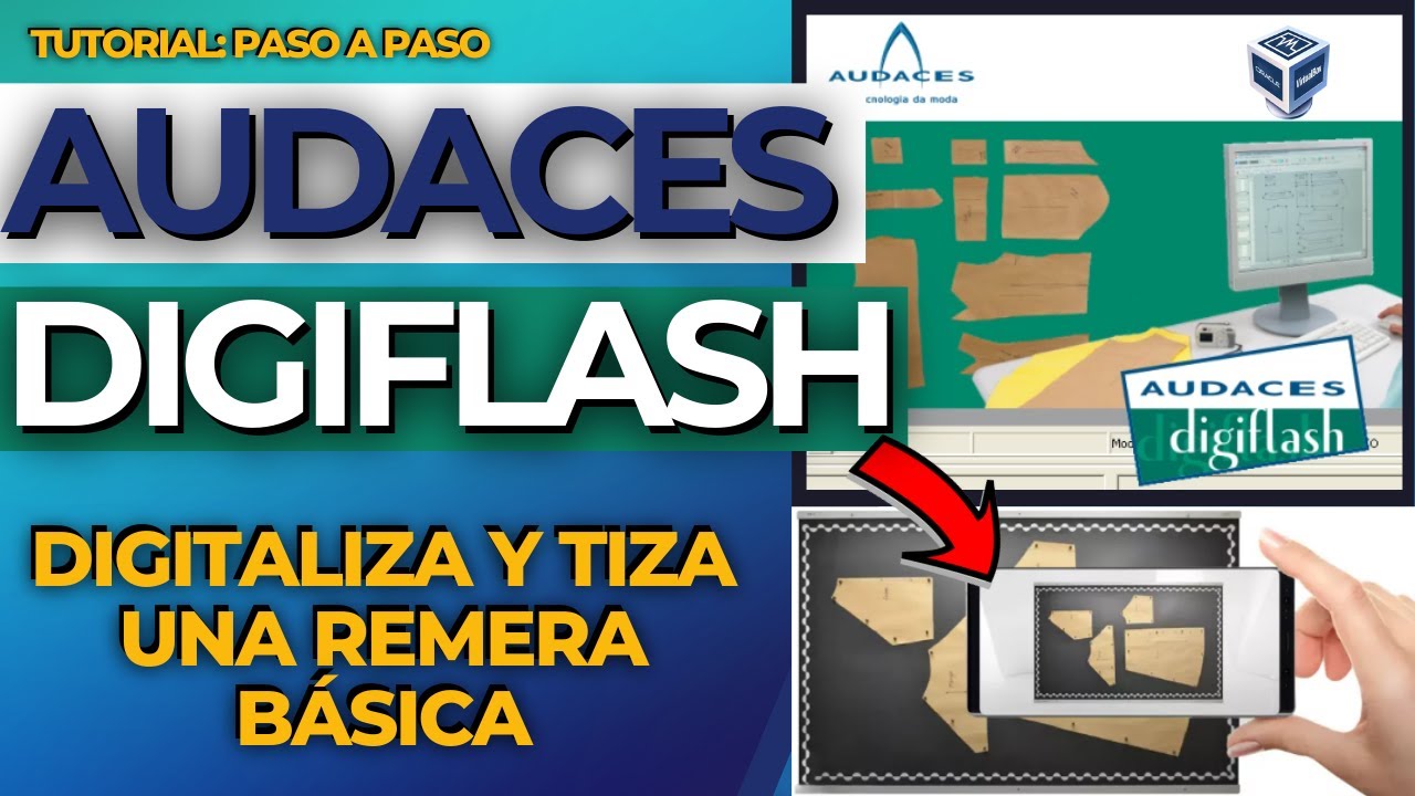 AUDACES DIGIFLASH: Tutorial para Digitalizar una Remera Básica