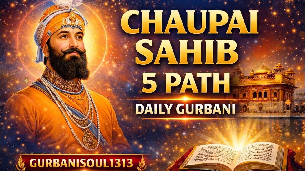 Chaupai Sahib 5 Paath Live | Powerful Gurbani | GURBANI SOUL