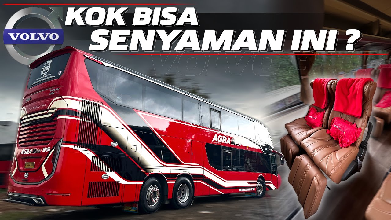 AKHIRNYA MAS ARKAN NAIK BUS BARU AGRA MAS ‼️Trip Bogor - Malang with Double Decker HQ-007