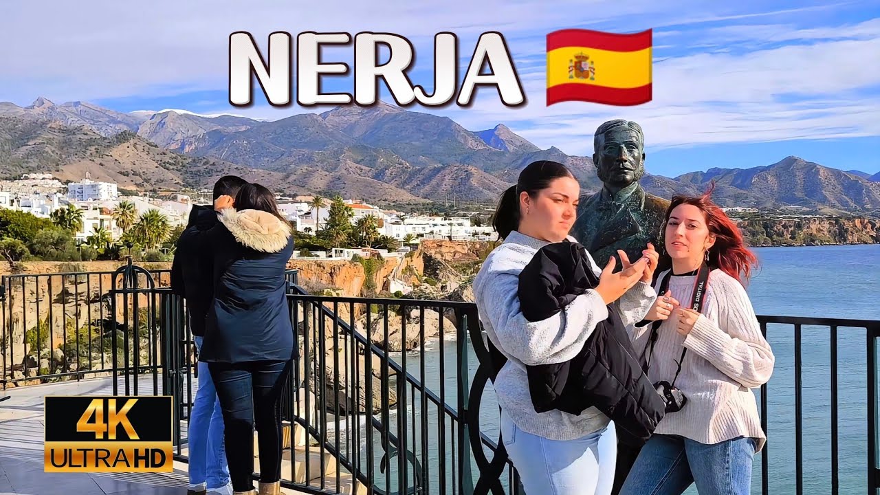 🔥TAN MARAVILLOSA 😍 Paso a paso visita NERJA, Málaga, España 🇪🇸 COSTA DEL SOL 🌞 4K 