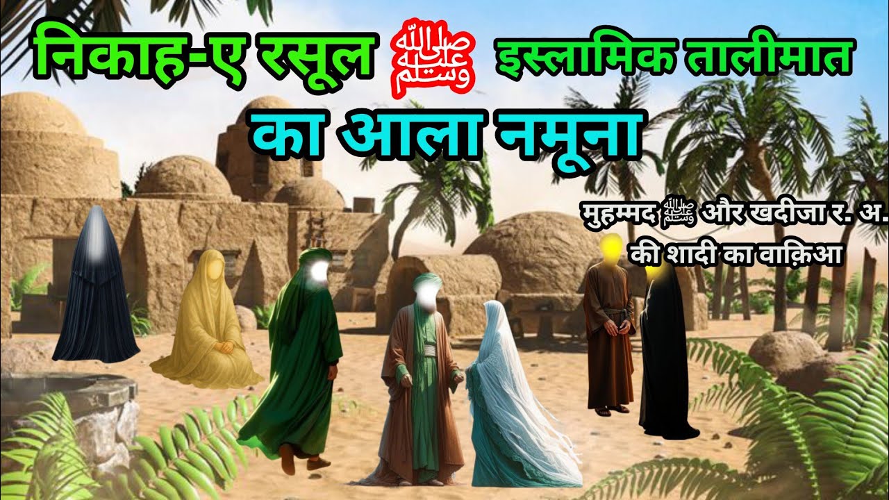 Nikah-e-Rasool ﷺ I Islami Taleemaat ka Aala Namuna I Muhammad saw Ki Shadi I kahani  @av_voice786 
