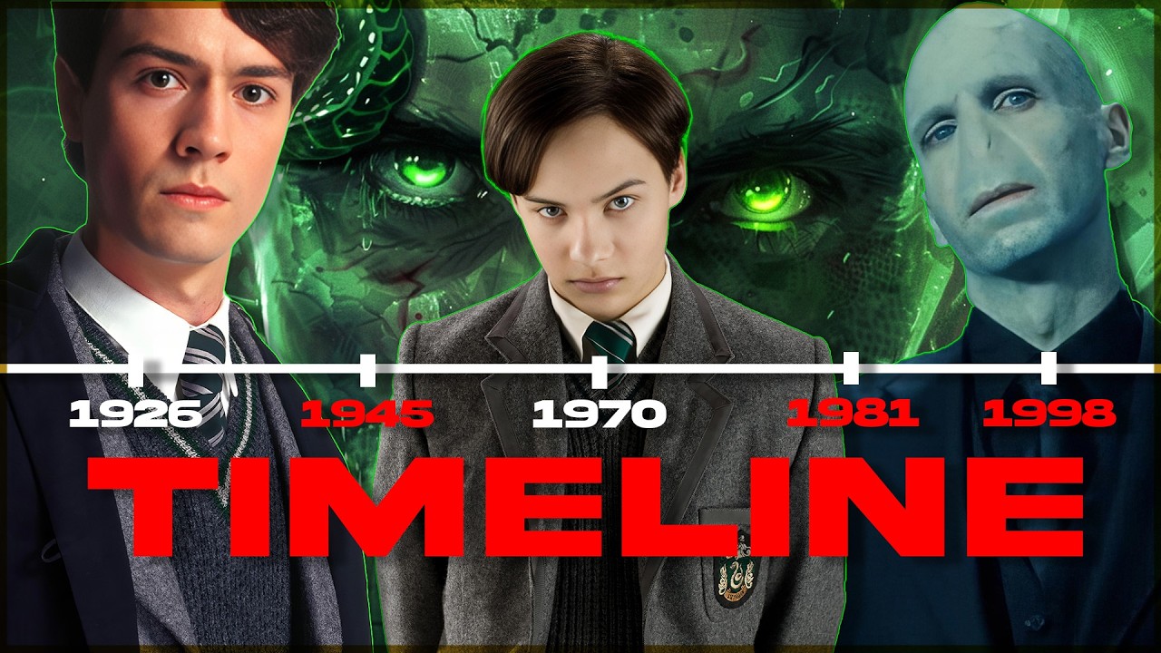 The COMPLETE Lord Voldemort Story | From Tom Riddle to Dark Lord