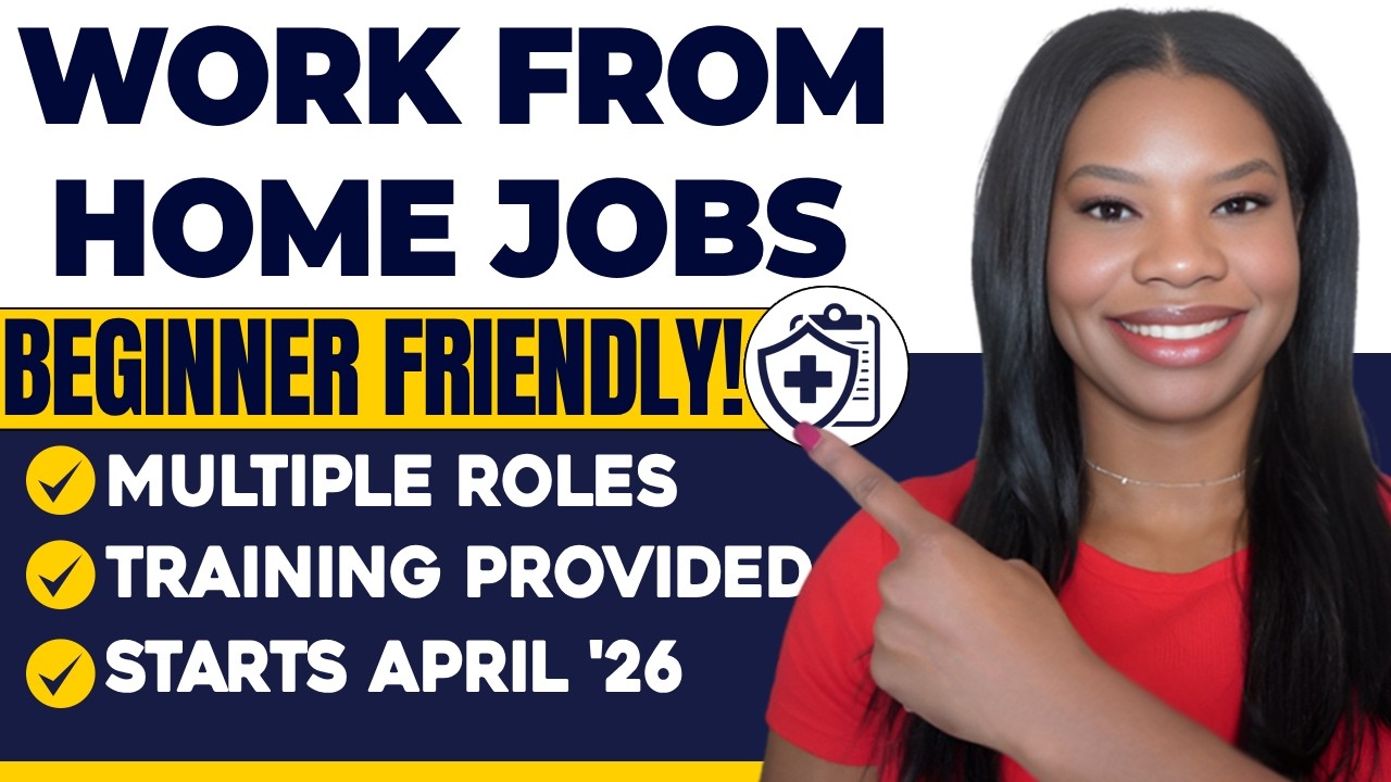 🌟 NEED A REMOTE JOB? 5 Healthcare Work From Home Jobs (Beginner-Friendly!)
