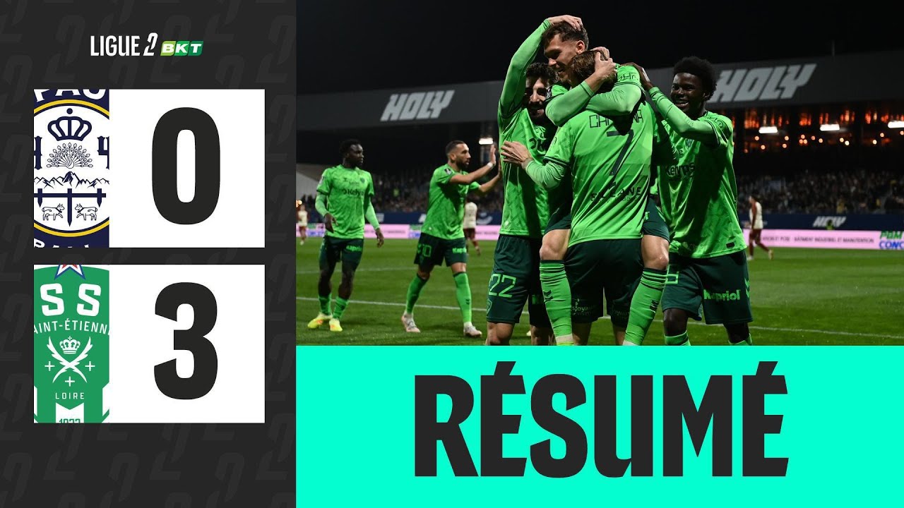 PAU FC - AS SAINT-&Eacute;TIENNE (0-3) - 25&egrave;me journ&eacute;e - Ligue 2 BKT 25/26