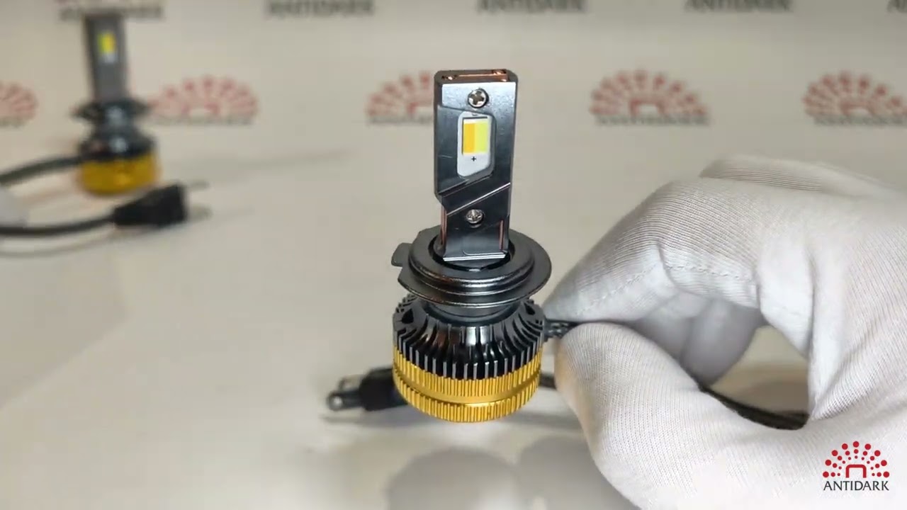 Мощнейшие LED лампы H7, 130Вт, 3 цвета, беспроводной пульт