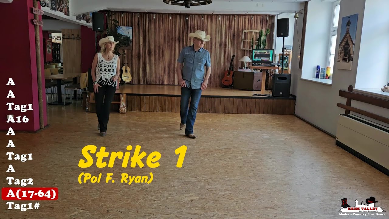 Line Dance STRIKE 1 (Pol F. Ryan) Teach / Dance