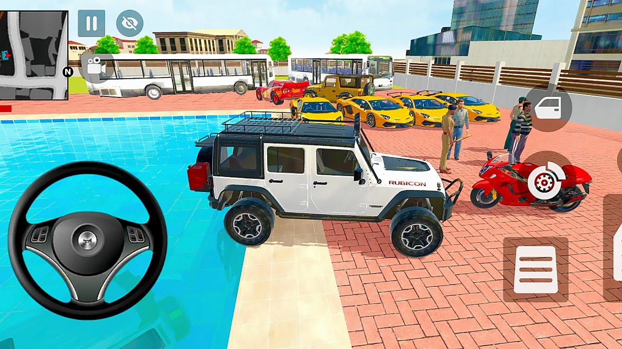Franklin new crime destroy all vehicles with train 🌿🎮 Indian theft auto simulator 💥