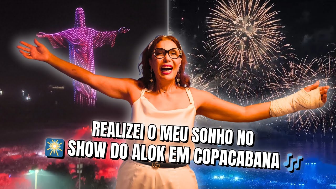 VIVI DE PERTO O HISTÓRICO SHOW DE ALOK NO RÉVEILLON DE COPACABANA 2026! 🎆🔥| JOANNA MARIA