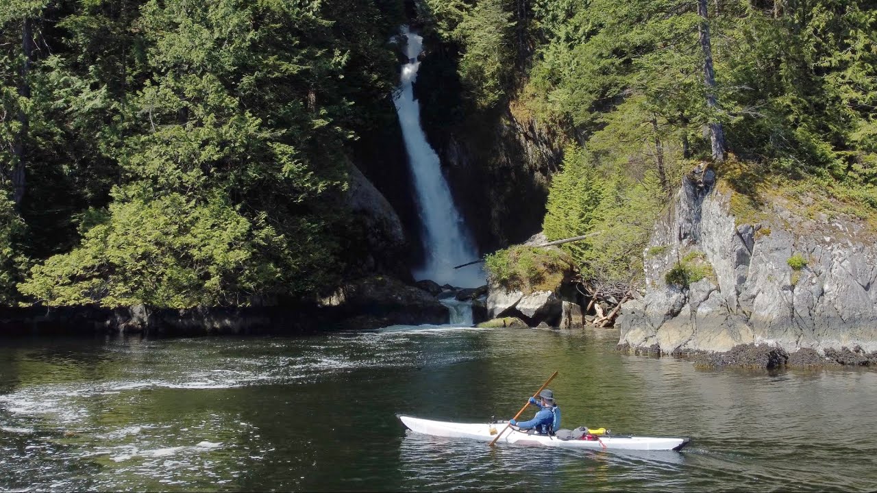 Paddling Vancouver's Indian Arm in my Oru kayak