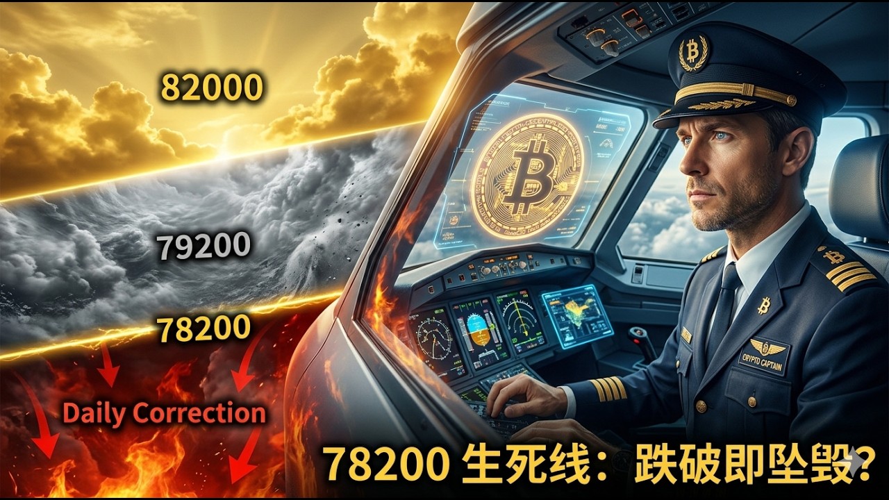 BTC震荡区间82000-79200，78200跌破就GG#比特币 #crypto #btc  #eth  #sol  #比特币#bitcoin