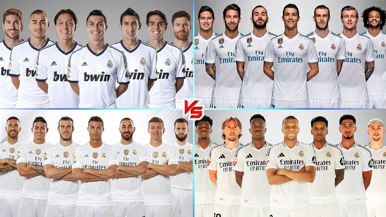 &laquo;Реал Мадрид&raquo; тогда против сейчас: ЭВОЛЮЦИЯ 🔥 2012 против 2016 против 2018 против 2025 &mdash; от эпохи...