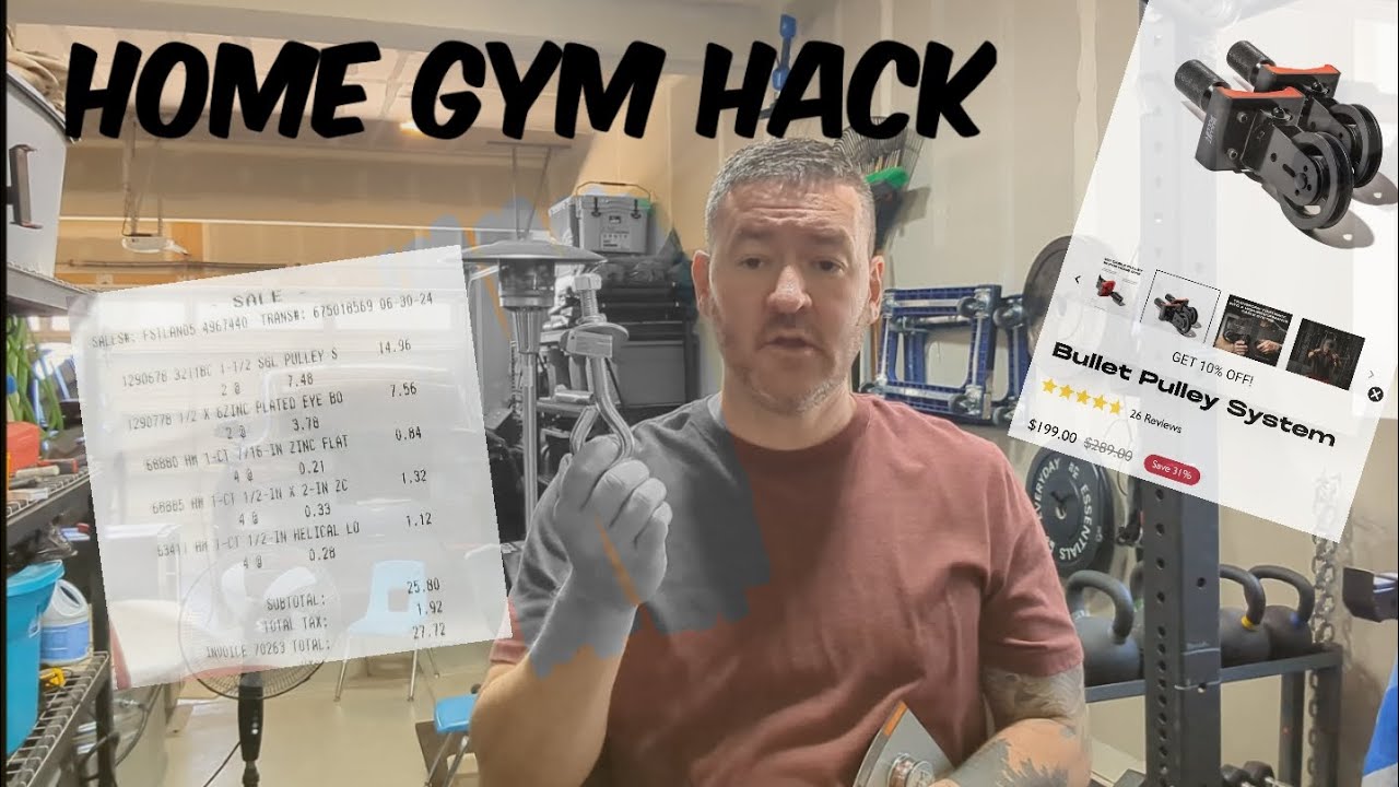 Home gym hack - Bullet pulley hack